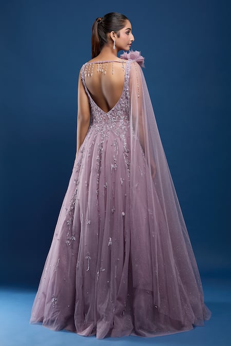 Samyukta Singhania Embroidered Net Gown 