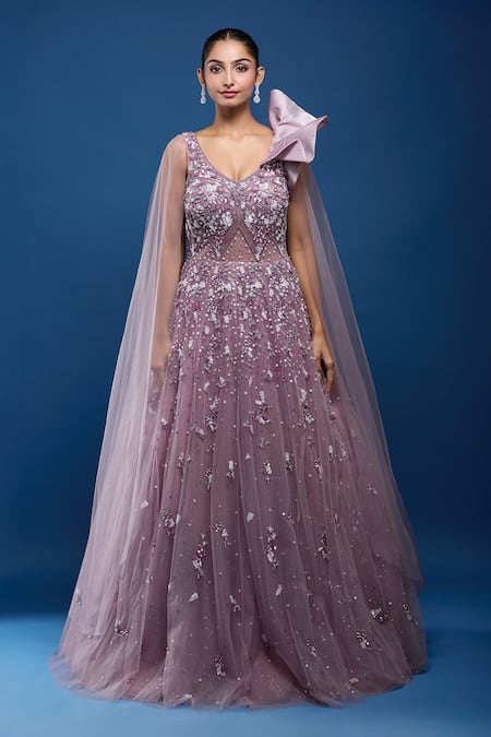 Samyukta Singhania Embroidered Net Gown 