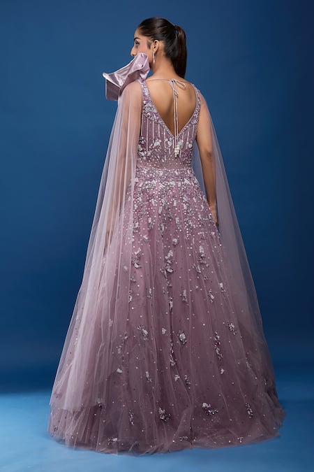 Samyukta Singhania Embroidered Net Gown 