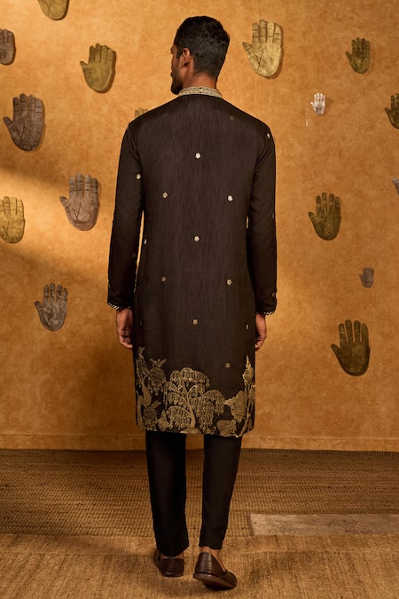 Masaba Zen Jacquard Embroidered Kurta & Pant Set 