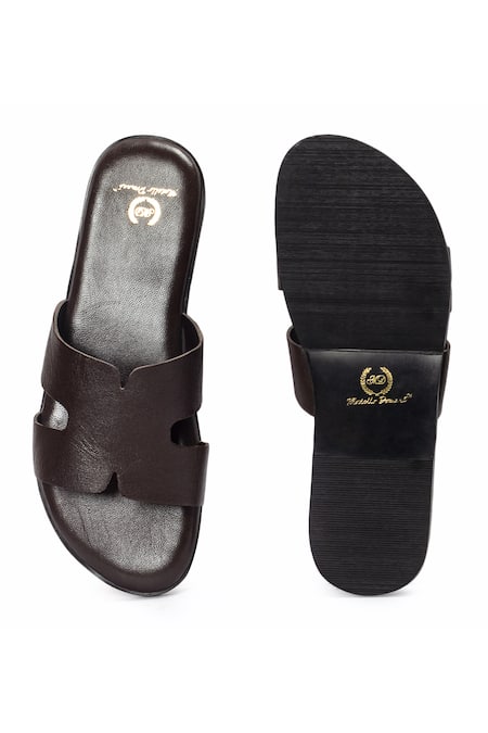 Domani Hades Handcrafted Leather Slippers 