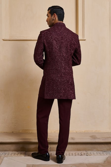 Tarun Tahiliani Embroidered Bandhgala Set 