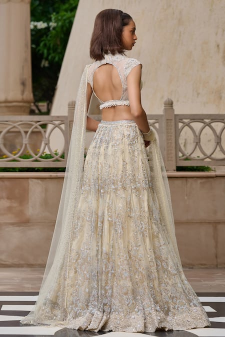 Tarun Tahiliani Crystal Embellished Lehenga Set  