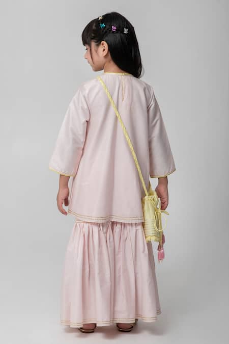 Partykles Patchwork Kurta Sharara Set 