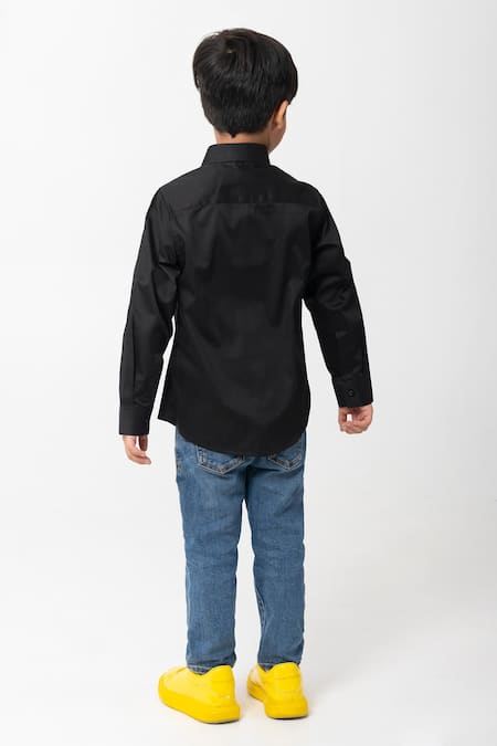 Partykles Pikachu Embroidered Shirt 