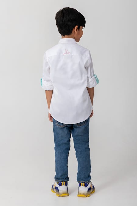 Partykles Football Embroidered Shirt 