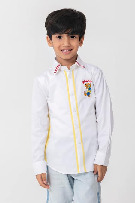 Partykles Party Placement Embroidered Shirt 