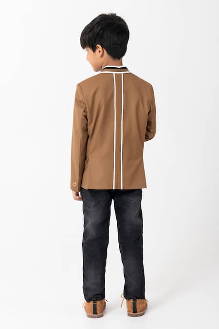 Partykles Contrast Panelled Blazer 