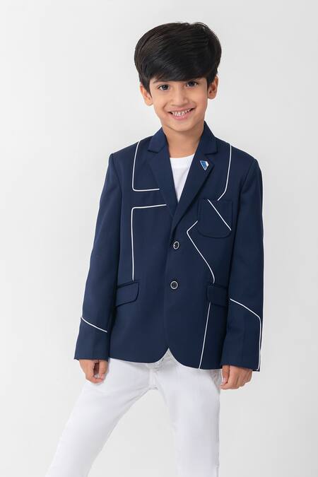 Partykles Geometric Pattern Blazer 