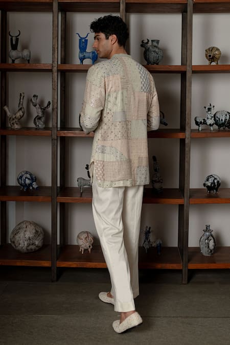 Mishru Levi Chanderi Shirt Kurta & Pant Set 