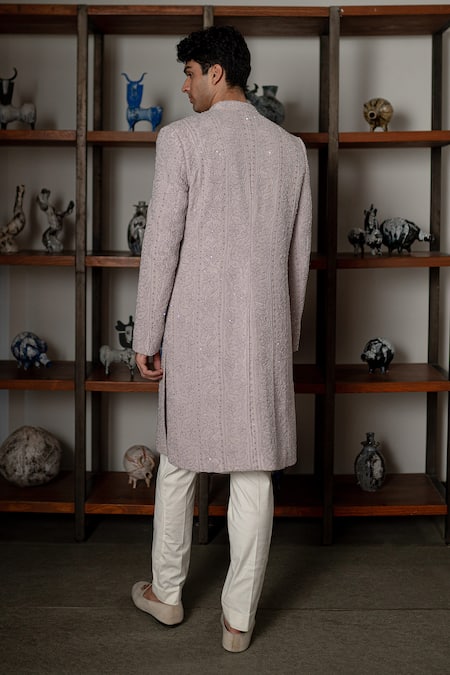 Mishru Sohan Embroidered Sherwani Set 