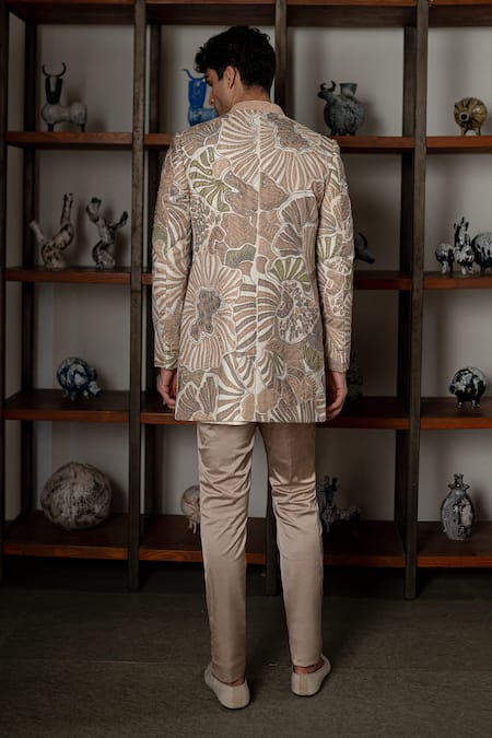 Mishru Ansh Embroidered Sherwani Set 