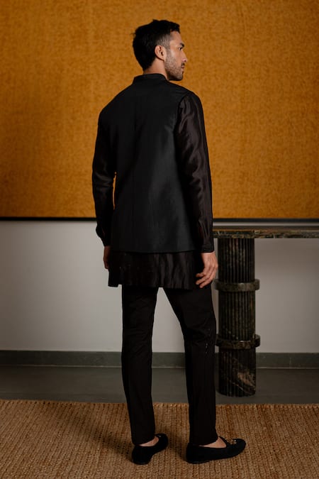 Mishru Nico Embroidered Bundi Kurta Set