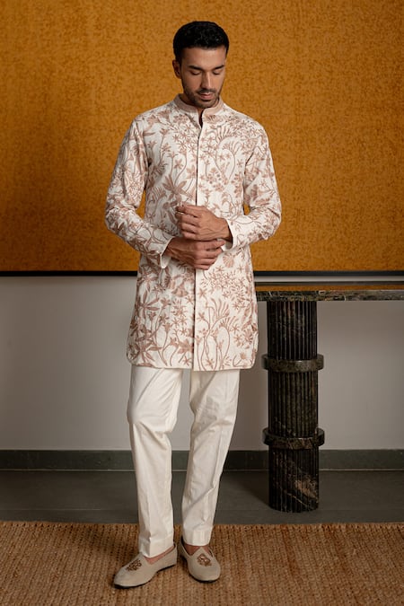 Mishru Rhys Embroidered Kurta Set 