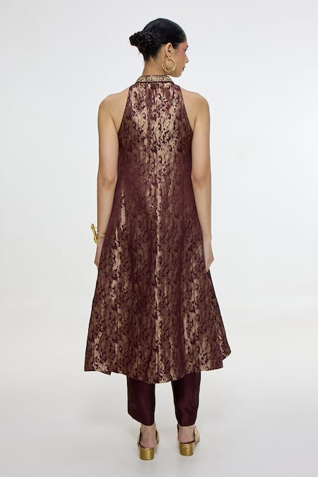 Ekaya Banaras Handwoven Kurta & Pant Set 