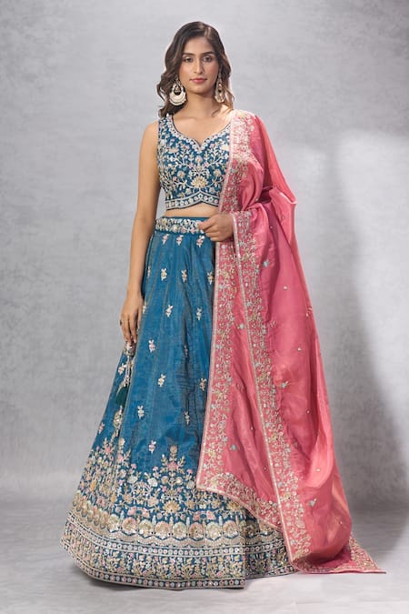 Samyukta Singhania Embroidered Lehenga Set  