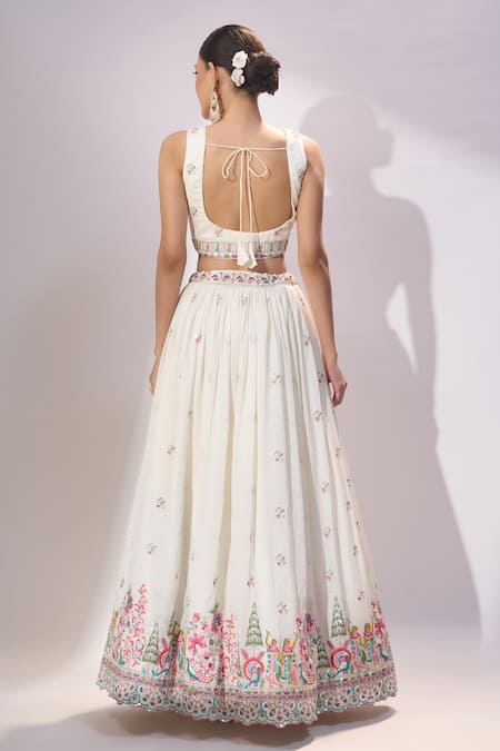 Samyukta Singhania Embroidered Lehenga Set 