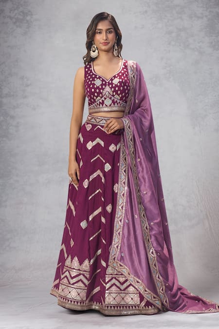 Samyukta Singhania Embroidered Lehenga Set  