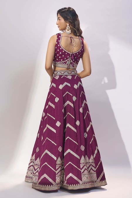 Samyukta Singhania Embroidered Lehenga Set  