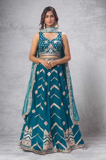 Samyukta Singhania Embroidered Lehenga Blouse Set 