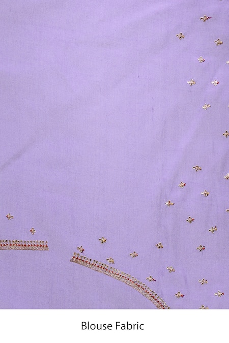 Azeera Purple Organza Embroidery, Zari Saree With Unstitched Blouse Piece Online at Aza Fashions Azeera_Purple Organza Embroidery, Zari Saree With Unstitched Blouse Piece _Online_at_Aza_Fashions
