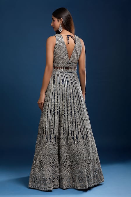 Samyukta Singhania Embroidered Georgette Lehenga Set 