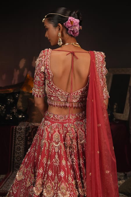 House of ayra Mystique Embroidered Bridal Lehenga Set  