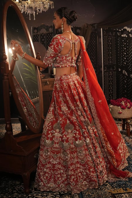 House of ayra Noor Zardosi  Embroidered Bridal Lehenga Set 