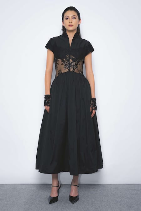 Leh Studios Lace Panel Dress 