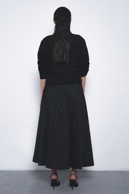 Leh Studios Stargaze Embellished Linen Jacket 