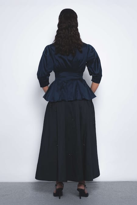 Leh Studios Ame Peplum Top  