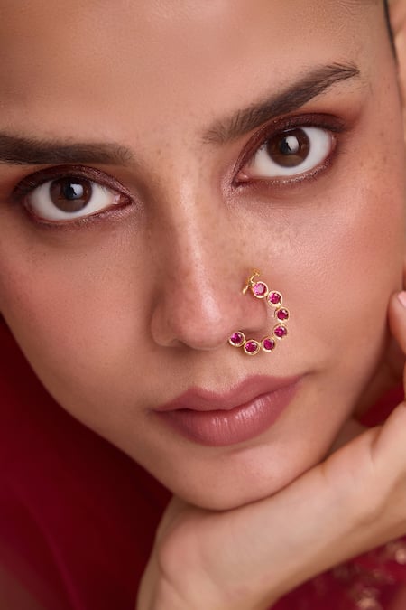 Paisley Pop Kundan Studded Nosepin 