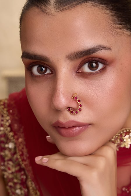 Paisley Pop Kundan Studded Nosepin 