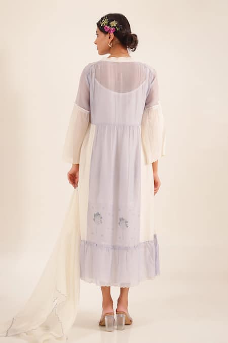 Tatwa Chanderi Embroidered Kurta 