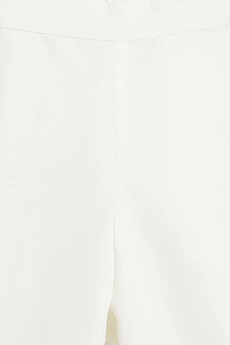 Buy_Tiber Taber_Pink Viscose, Cotton Embroidery, Studs Bandhgala And Pant Set 