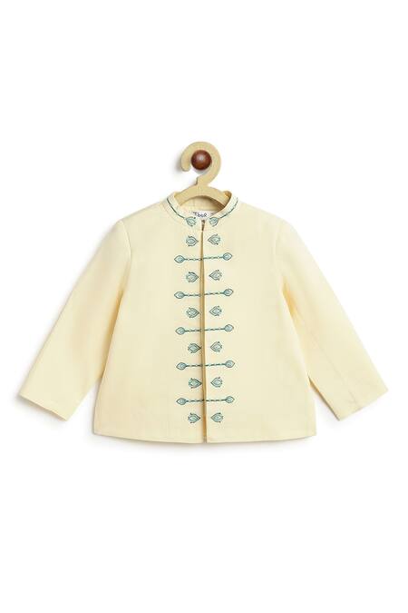 Buy Tiber Taber Cream Viscose, Cotton Embroidery Bandhgala And Pant Set Online at Aza Fashions Buy_Tiber Taber_Cream Viscose, Cotton Embroidery Bandhgala And Pant Set _Online_at_Aza_Fashions