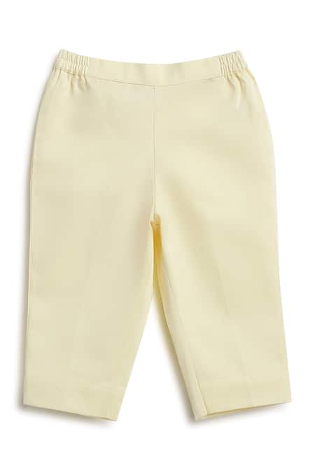 Shop Tiber Taber Cream Viscose, Cotton Embroidery Bandhgala And Pant Set Online at Aza Fashions Shop_Tiber Taber_Cream Viscose, Cotton Embroidery Bandhgala And Pant Set _Online_at_Aza_Fashions