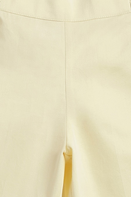 Shop Tiber Taber Cream Viscose, Cotton Embroidery Bandhgala And Pant Set Shop_Tiber Taber_Cream Viscose, Cotton Embroidery Bandhgala And Pant Set