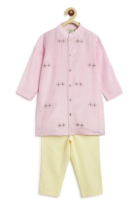 Tiber Taber Embroidered Kurta & Pyjama Set 