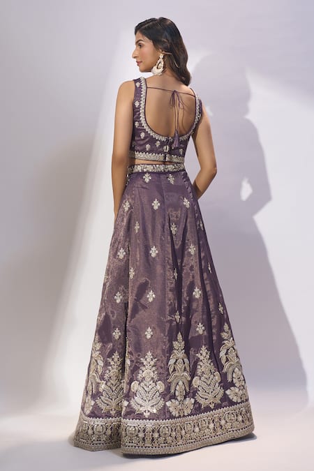 Samyukta Singhania Embroidered Lehenga Blouse Set 