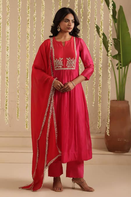 Gulabik Jaipur Embroidered Kurta Set 