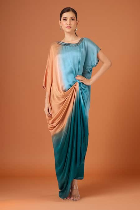 Samyukta Singhania Ombre Effect Kaftan With Pant 