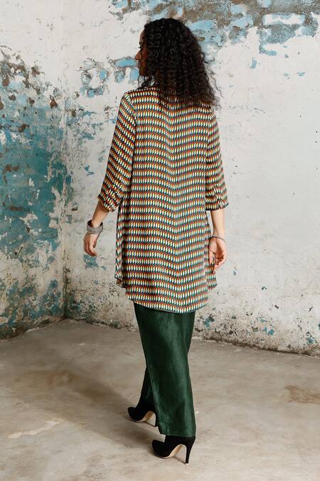 Saksham & Neharicka Kamal Printed Shirt 