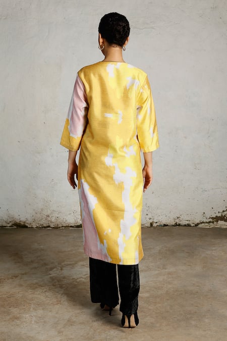 Saksham & Neharicka Etna Printed & Embroidered Kurta