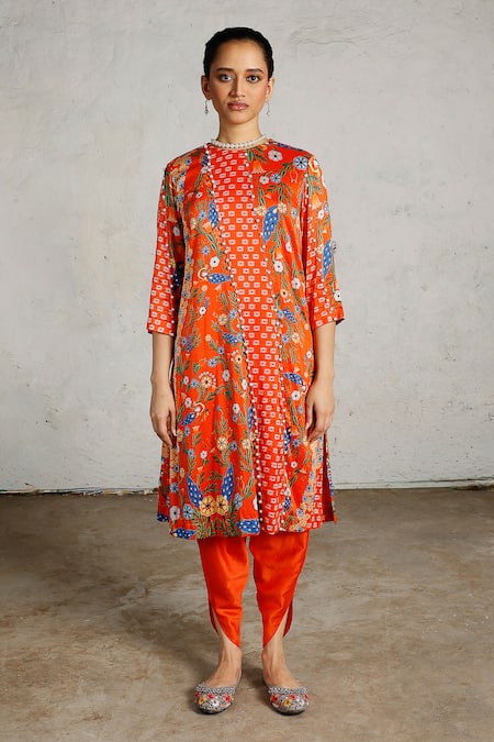 Saksham & Neharicka Jamini Printed & Embroidered Kurta Pant Set