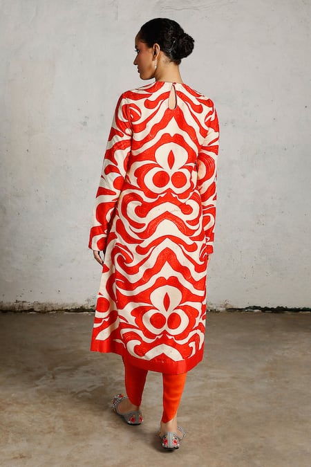 Saksham & Neharicka Pola Printed Kurta Pant Set