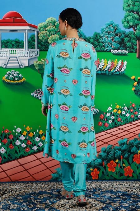 Saksham & Neharicka Ketki Printed Kurta & Pant Set