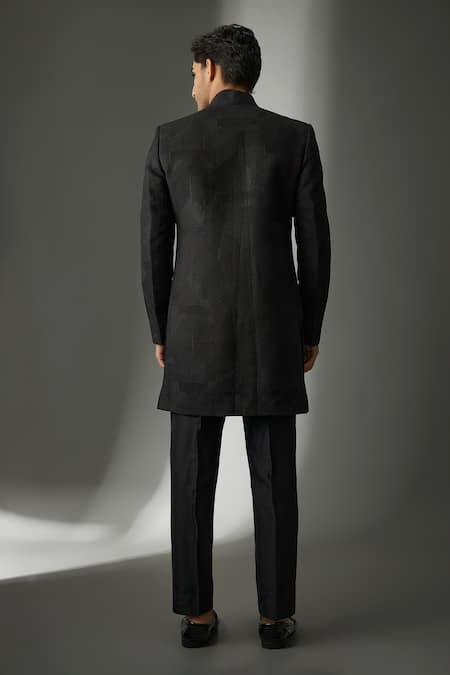 SALIL BHATIA Amulya Mahal Embellished Sherwani Jacket Kurta Set 