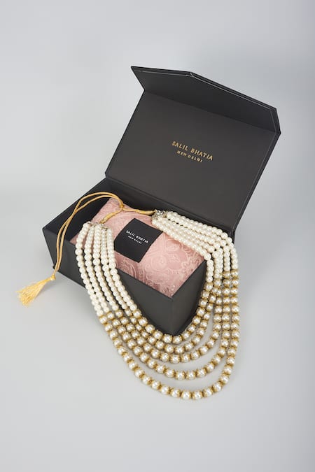 SALIL BHATIA Semi-Precious Stone Layered Mala 