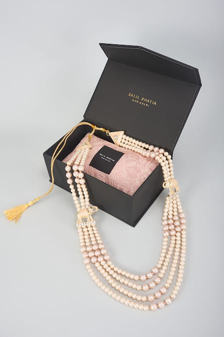 SALIL BHATIA Semi-Precious Stone Handmade Mala 